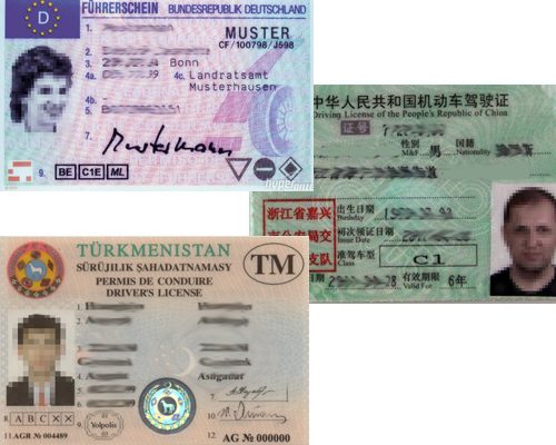 Замена иностранного водительского удостоверения на Российское
